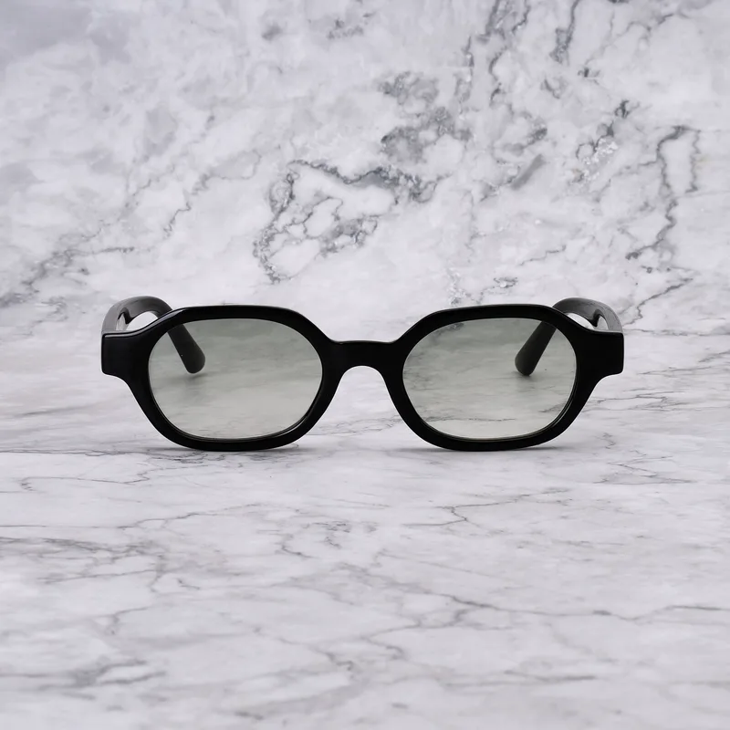 NICO 33EP3 - NICO - BLACK - GRADIENT GREEN Sunglasses | Black | Gradient Green Shades | Explicit Poets Sunglasses
