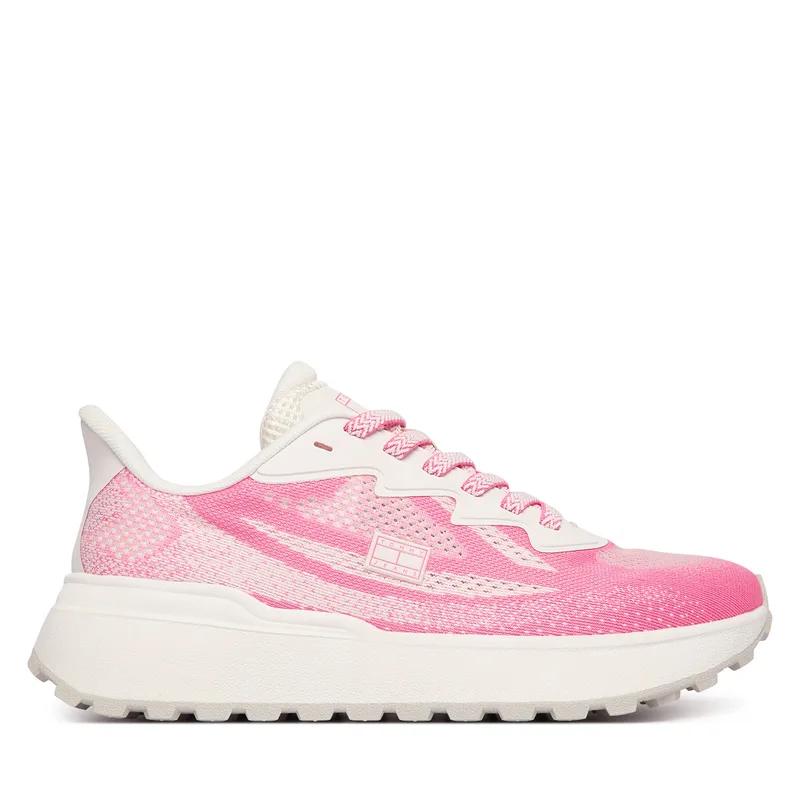 Αθλητικά Tommy Jeans Tjw Sporty Knit Runner EN02962 Κρεμ