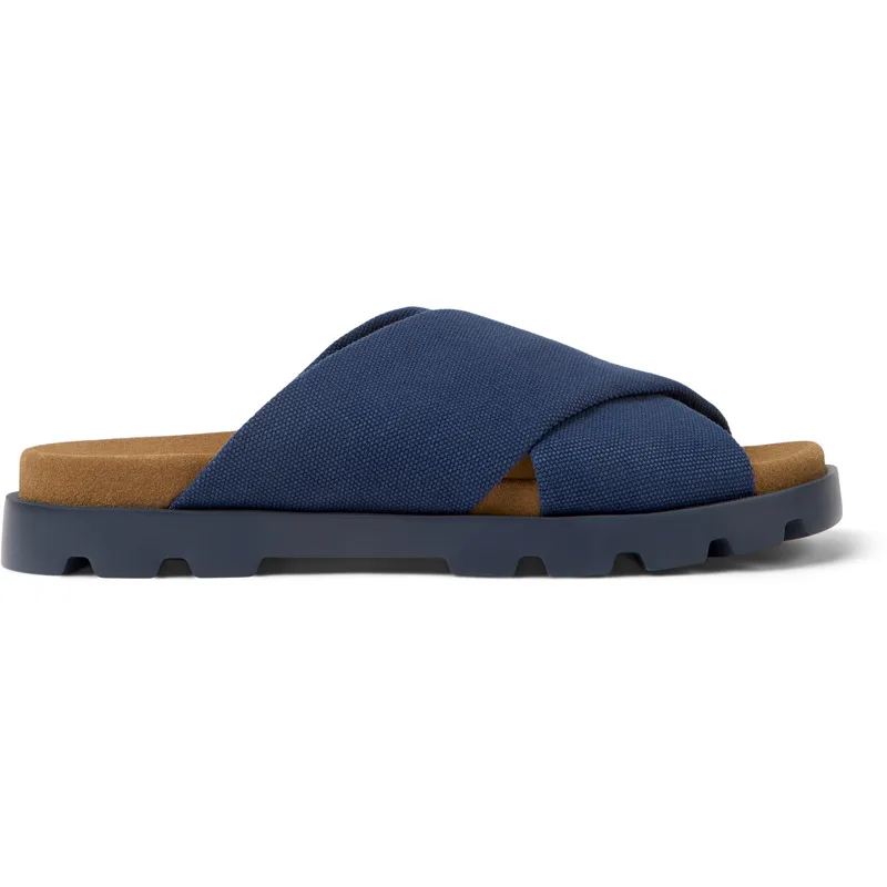 CAMPER Brutus Sandal - Πέδιλα Για Ανδρικα - Μπλε, Μέγεθος 43, Cotton fabric