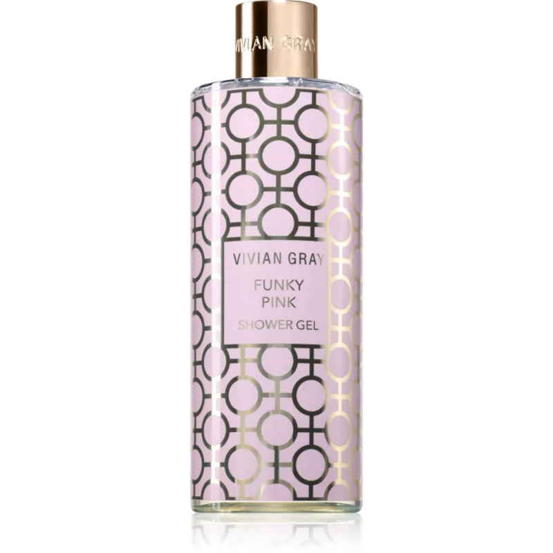 Vivian Gray Funky Ροζ Vanilla & Patchouli απαλό τζελ για ντους με άρωμα 500 ml