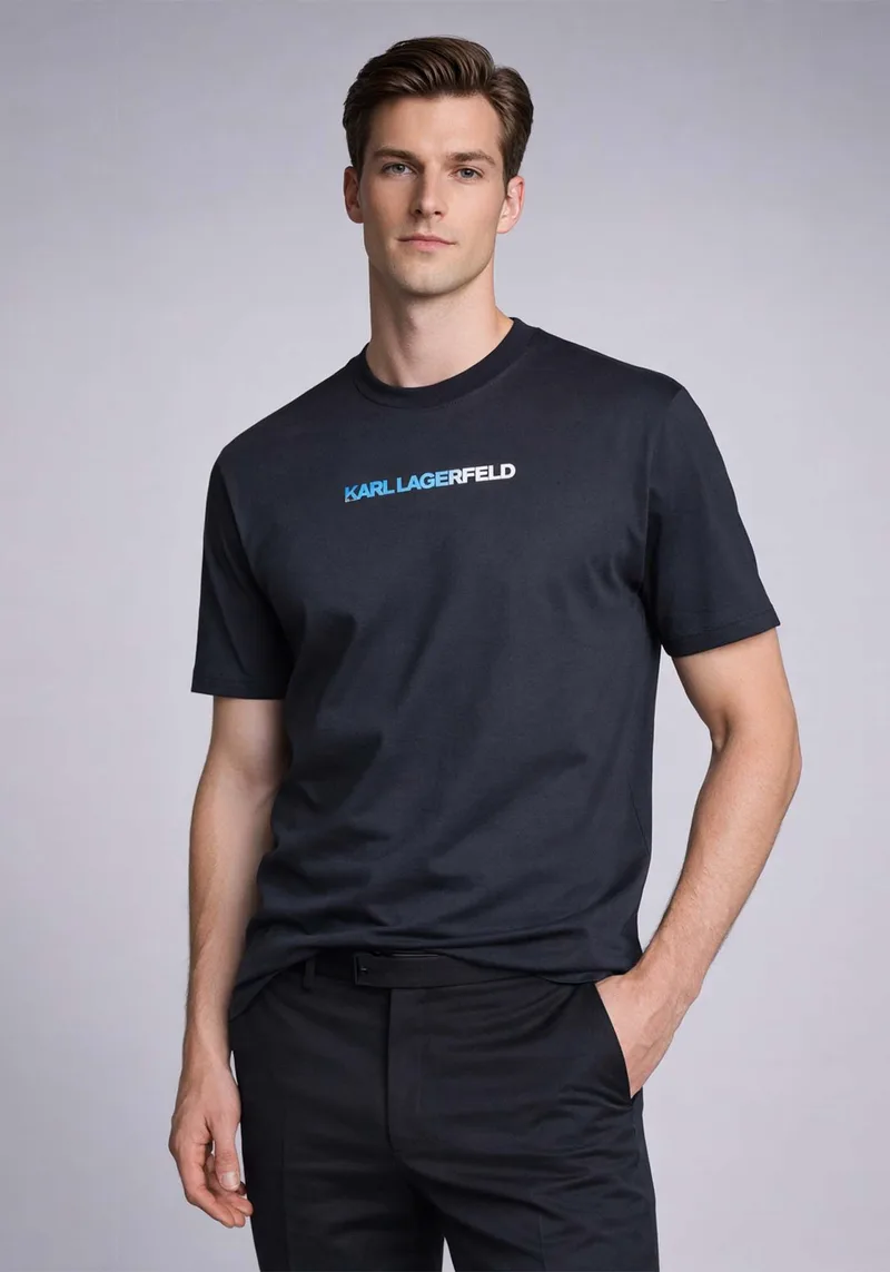 Karl Lagerfeld T Shirt Crewneck - 755150 562235 690 Blue