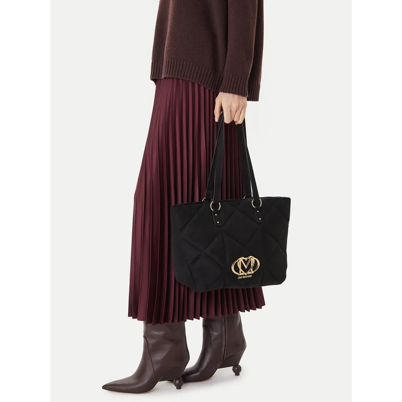 Τσάντα LOVE MOSCHINO JC4312PP0NKE0000 Μαύρο