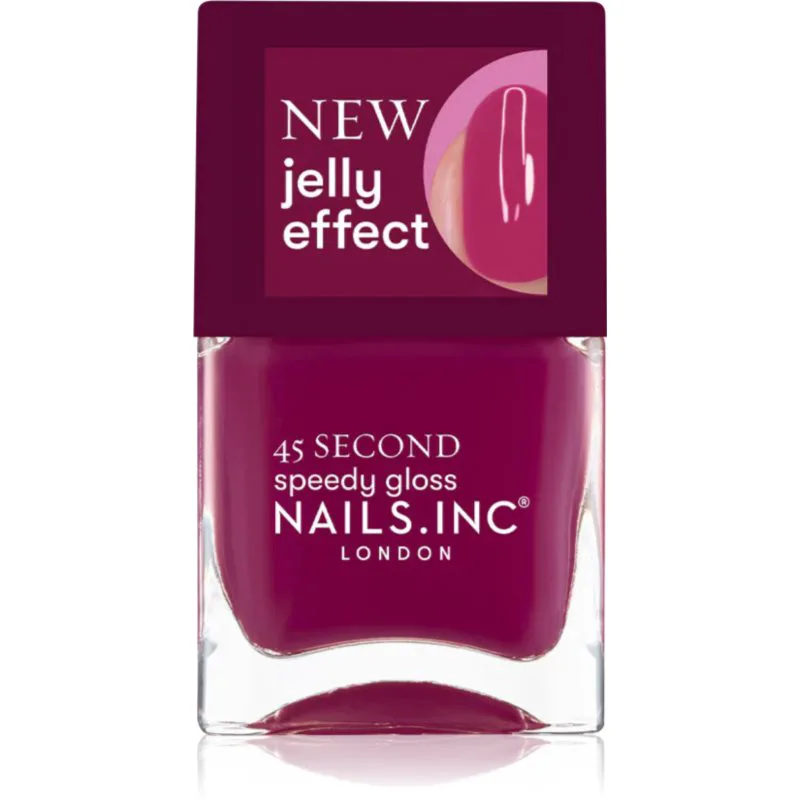 Nails Inc. 45 Second Speedy Gloss βερνίκι νυχιών με γρήγορο στέγνωμα απόχρωση Amelia 14 ml