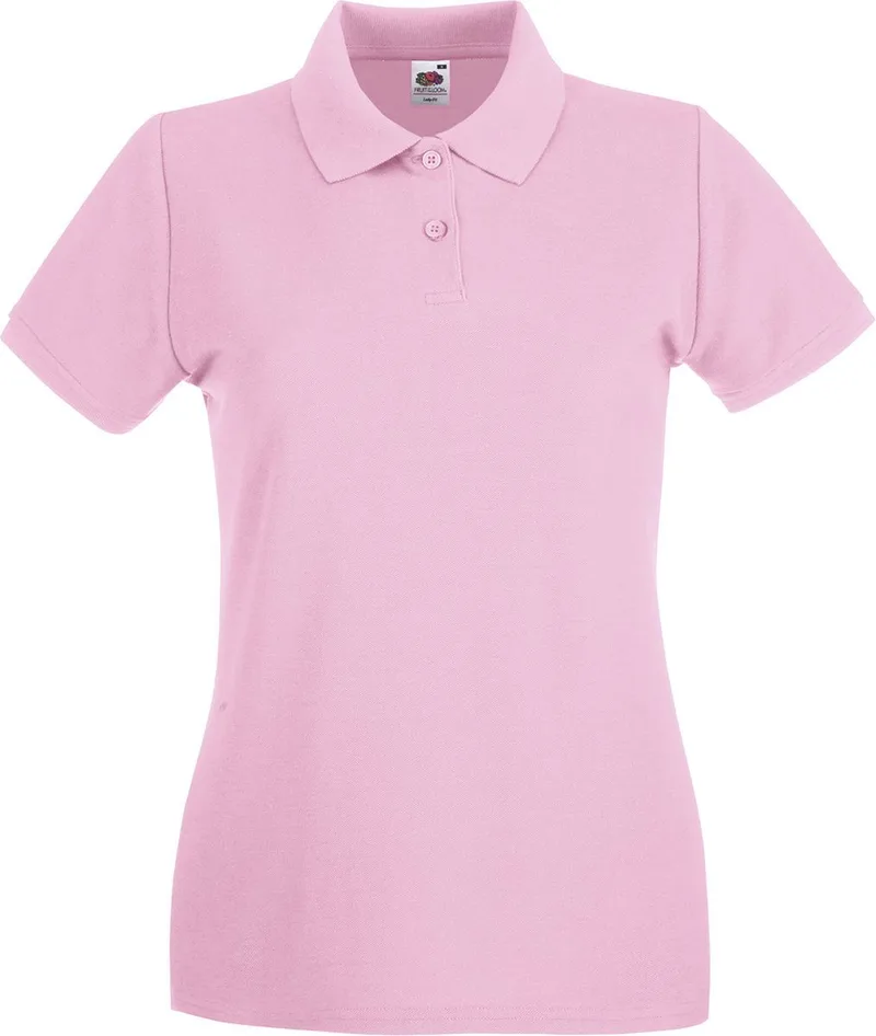 Lady-Fit Premium Polo Fruit of the Loom 63-030-0 Light Ροζ
