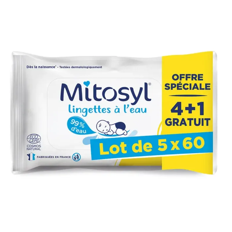 Mitosyl Water-based wipes x60