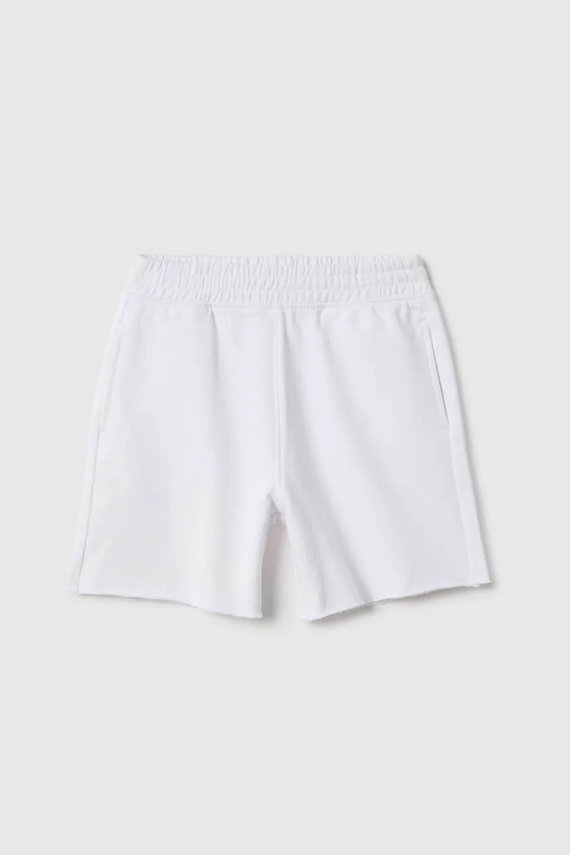 OVS παιδική βερμούδα μονόχρωμη Regular Fit - 002573631 Λευκό