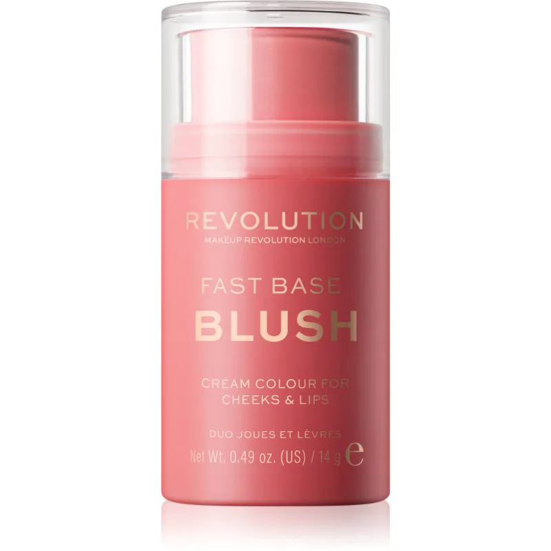 Revolution Fast Base βάλσαμο για χείλη και μάγουλα με χρώμα απόχρωση Baby 14 γρ
