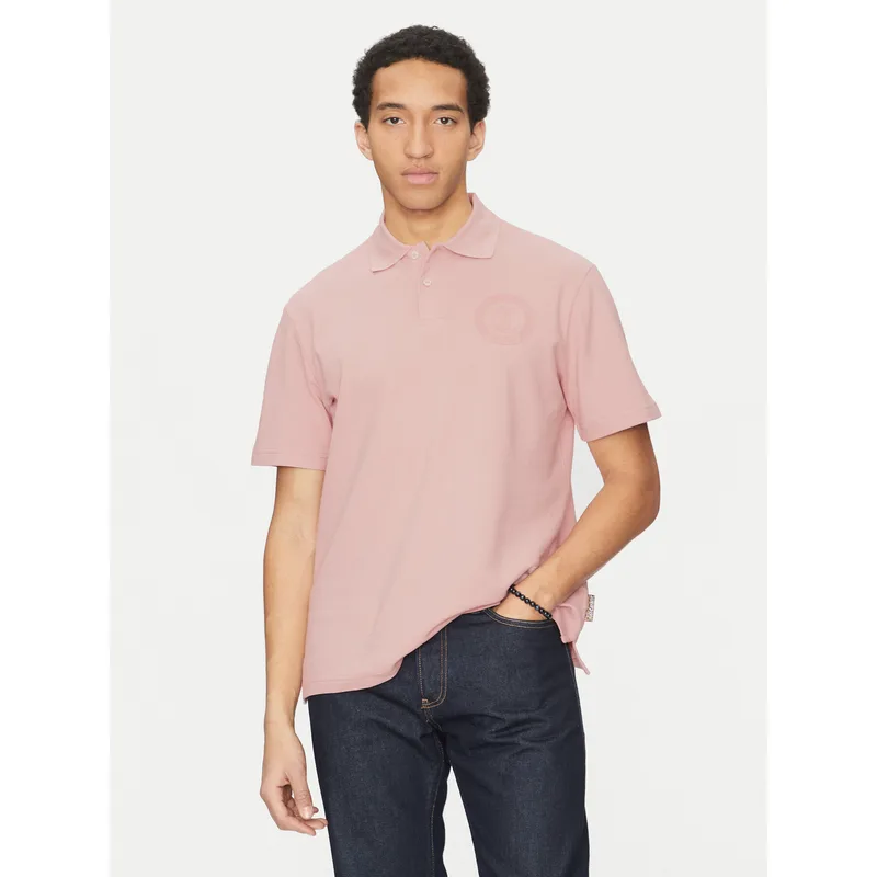 Just Cavalli Polo 78OAGT01 Ροζ Regular Fit