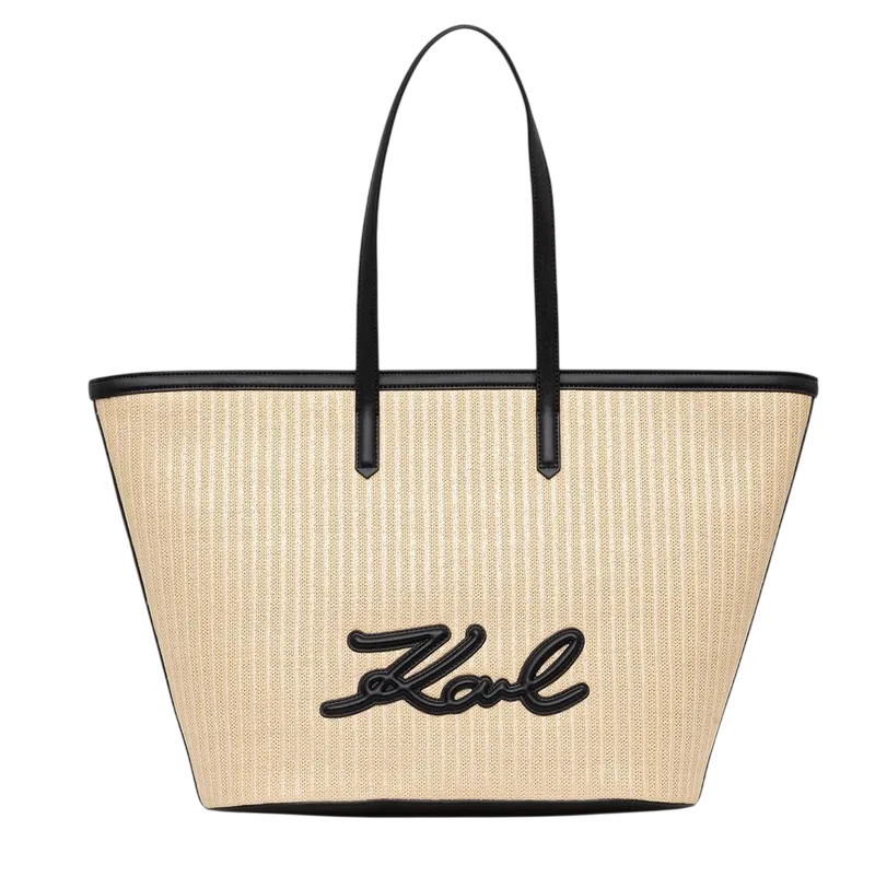 Γυναικεία K/Signature Tote Τσάντα Μπεζ Karl Lagerfeld B2W30088-425 Natural