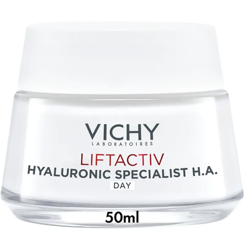 Vichy Liftactiv Hyaluronic Specialist H.A, Normal to Combination Skin Day Cream Αντιρυτιδική Κρέμα Προσώπου Ημέρας με Υαλουρονικό Οξύ για Δράση Κατά των Πρώτων Σημαδιών Γήρανσης για Κανονικές Έως Μεικτές Επιδερμίδες 50ml