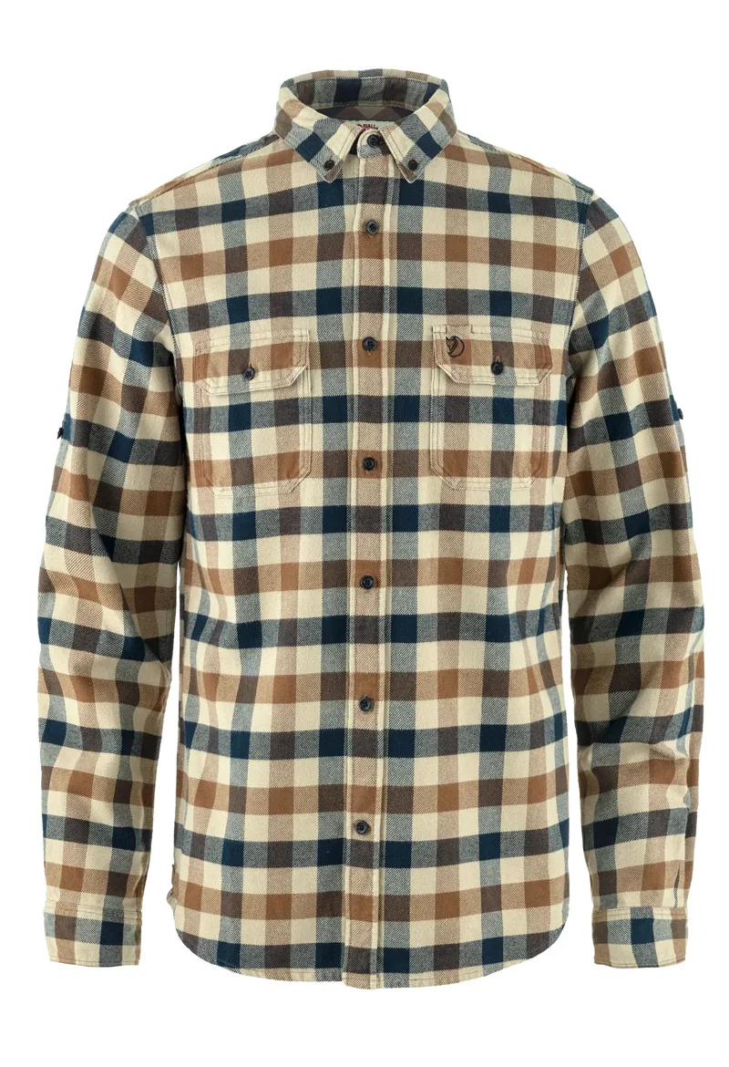 ΑΝΔΡΙΚΟ ΠΟΥΚΑΜΙΣΟ SKOG SHIRT FJALLRAVEN ΣΤΕΝΗ ΓΡΑΜΜΗ ΓΚΡΙ/ΜΠΕΖ/ΣΚΟΥΡΟ ΜΠΛΕ