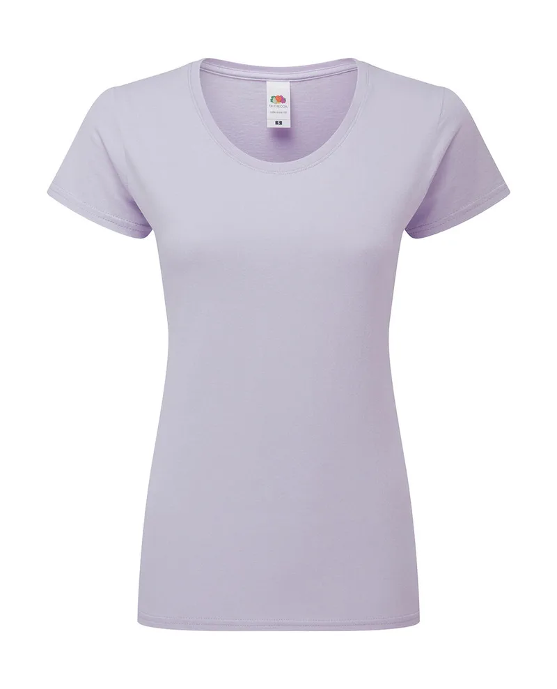 Γυναικείο T-Shirt Iconic 195 Ringspun Premium Fruit of the Loom 61-424-0 Soft Lavender