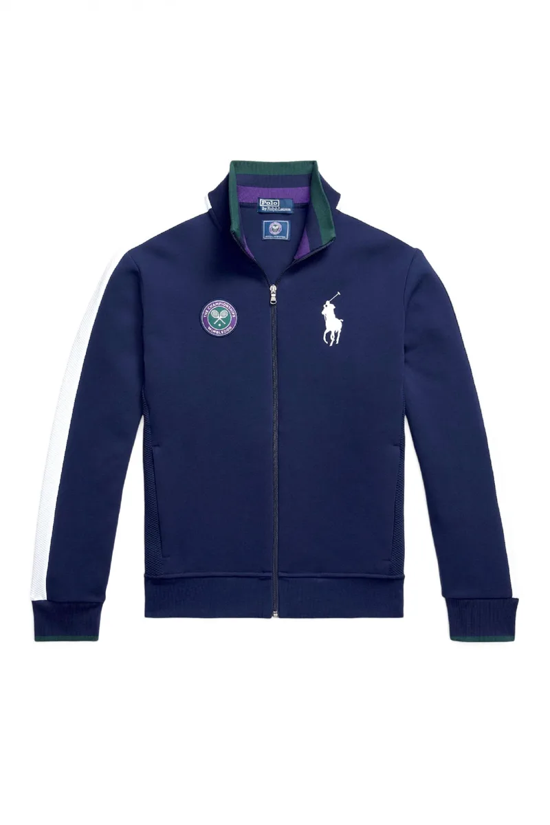 RALPH LAUREN ΦΟΥΤΕΡ FULLZIP WIMBLEDON BALL BOY ΜΠΛΕ