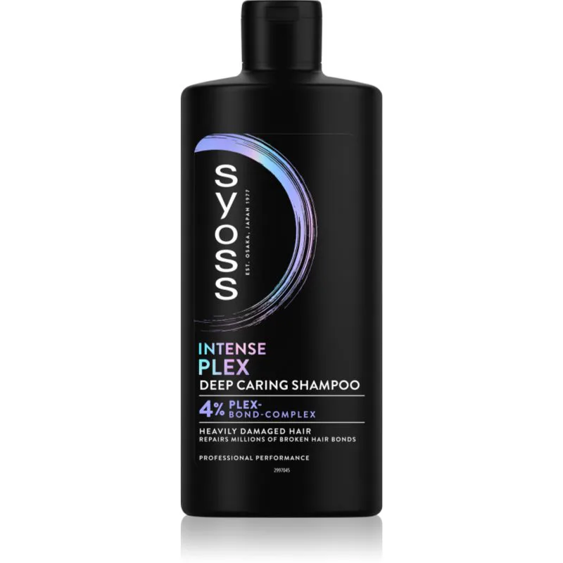 Syoss Intense Plex σαμπουάν για πολύ κατεστραμμένα μαλλιά 440 ml