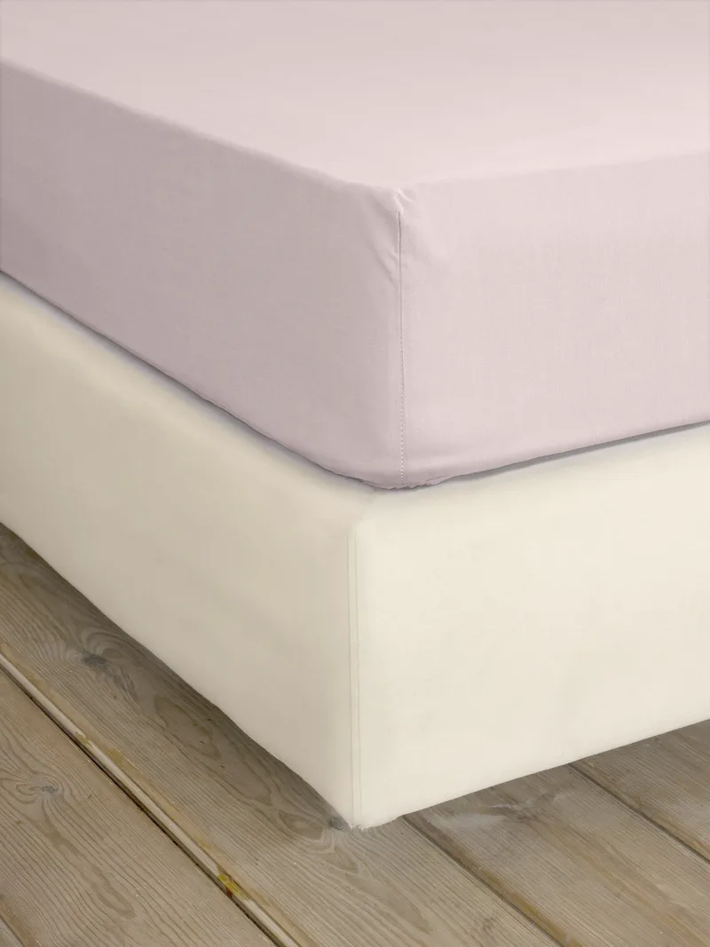 Σεντόνι Υπέρδιπλο με Λάστιχο Nima Superior Satin Smoked Rose 165x205+35