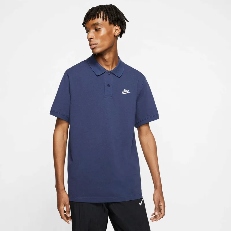 NIKE SPORTSWEAR POLO T-SHIRT ΜΠΛΕ