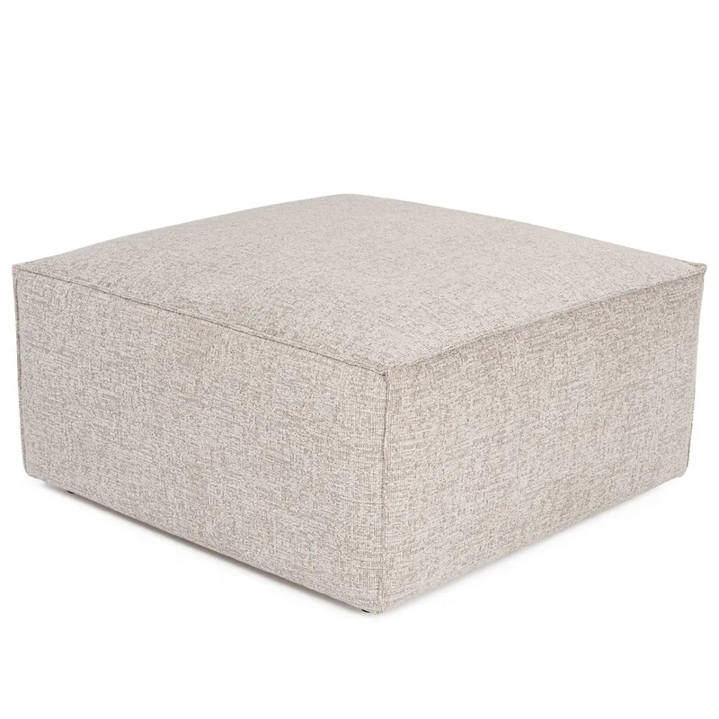 Πουφ Lora Pouffe - Mocha 560Are1923 (85x40x74)