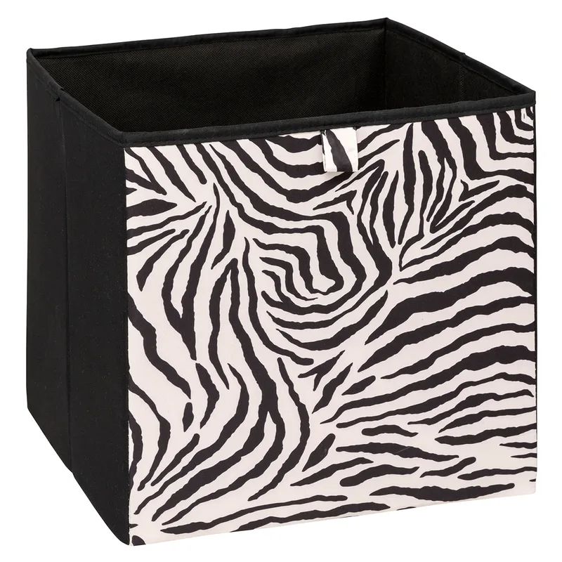 Κουτί Αποθήκευσης (31x31x31) F-V Printed Zebra 212701B