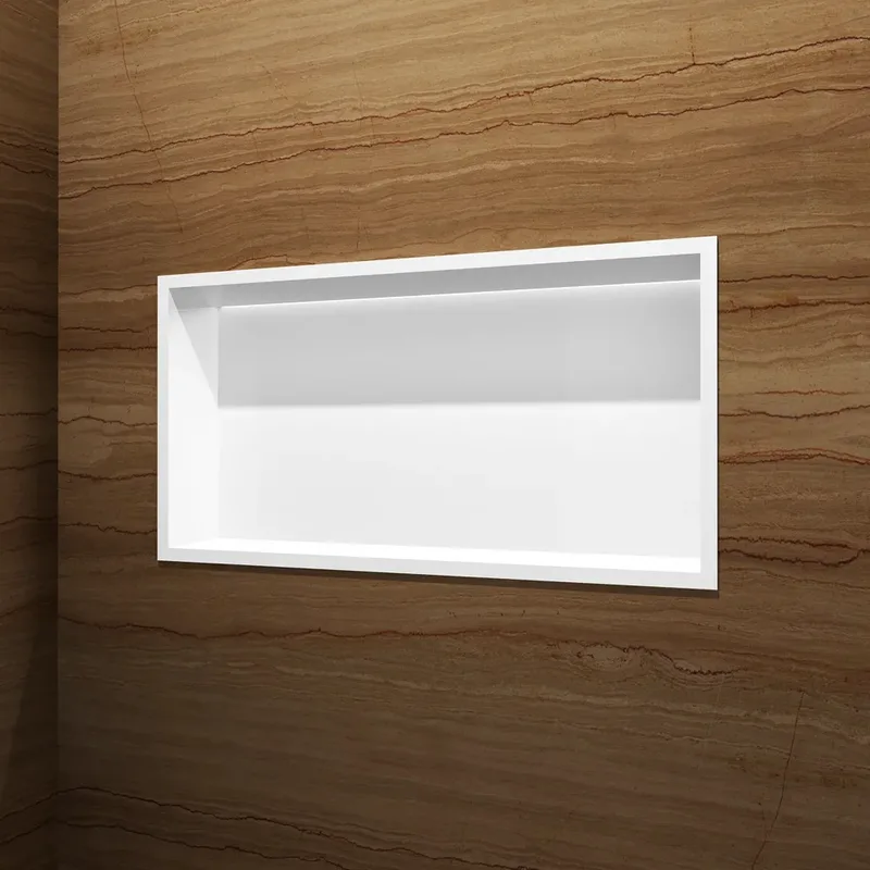 Εσοχή Εντοιχισμού με Φως LED Imex Oceanic HOR005/BL Λευκό Ματ (63x33cm)