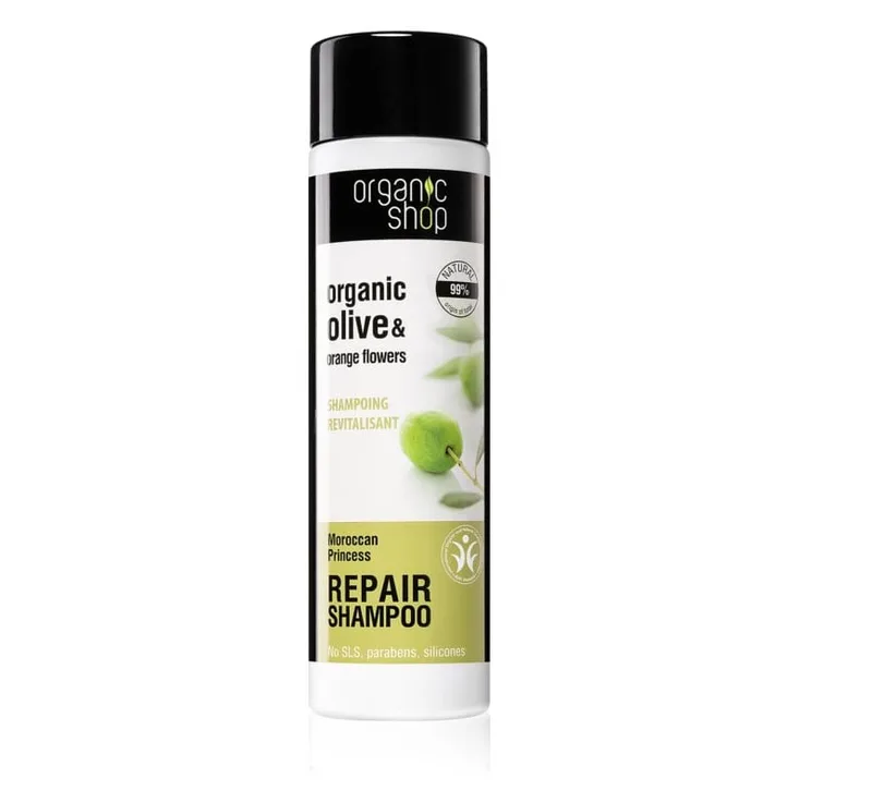 Organic Shop Hair Shampoo 280ml-Olive & Πορτοκαλί Flowers