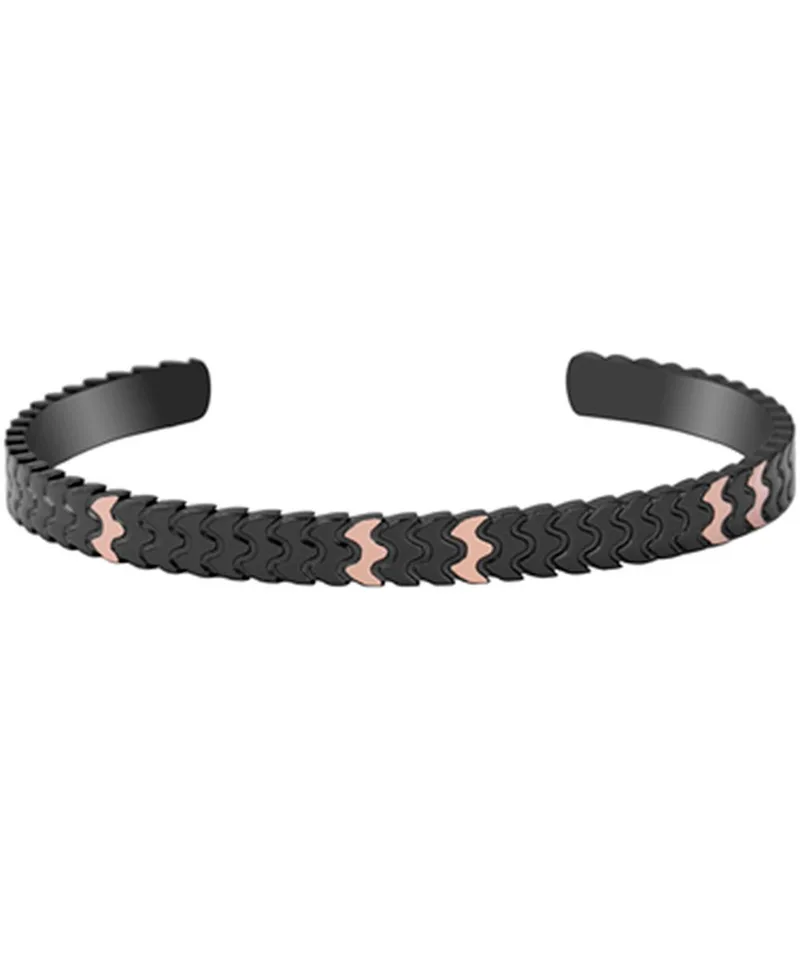 U.S. POLO Βραχιόλι από Aνοξείδωτο ατσάλι Black JW9212BR