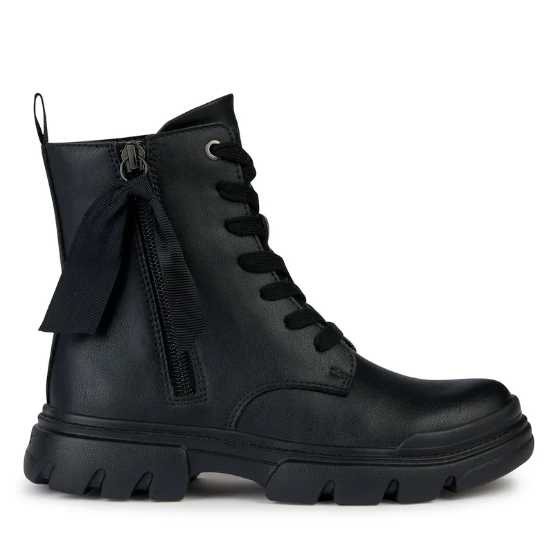 Μποτίνια Geox J Junette Girl J36HVG 000BC C9999 D Μαύρο