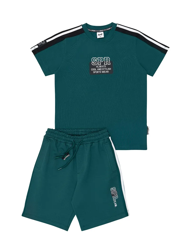 SPRINT SET JUNIOR BOY 261-3020-640 DarkGreen