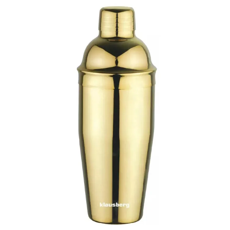 Σέικερ για κοκτέιλ Klausberg KB 7649, 750 ml, Καθρέφτης, Χρυσό