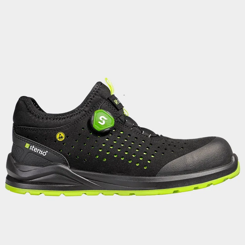 Παπούτσια εργασίας JETT S1PS ESD STENSO 06100645 Black/Green