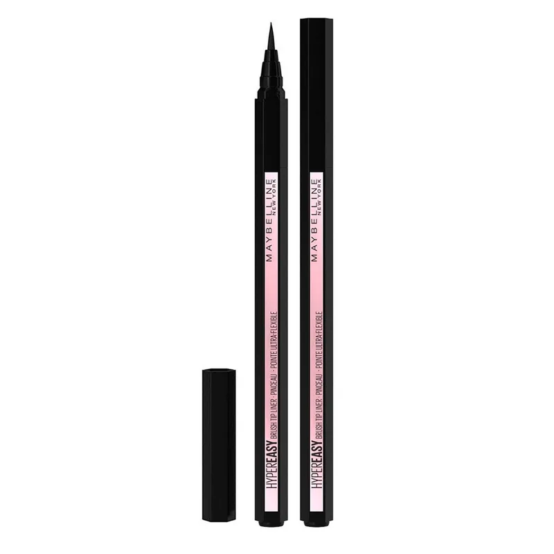 Maybelline Hypereasy Brush Tip Υγρό Eyeliner με Καινοτόμο Πινελάκι για Έυκολη & Άνετη Εφαρμογή 0.6gr - No 800 Pitch Black