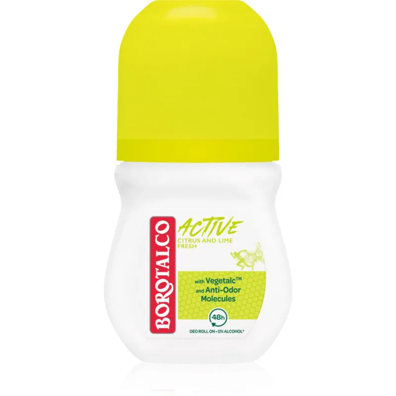 Borotalco Active Citrus & Lime Αποσμητικό roll-on 48 ώρες 50 ml