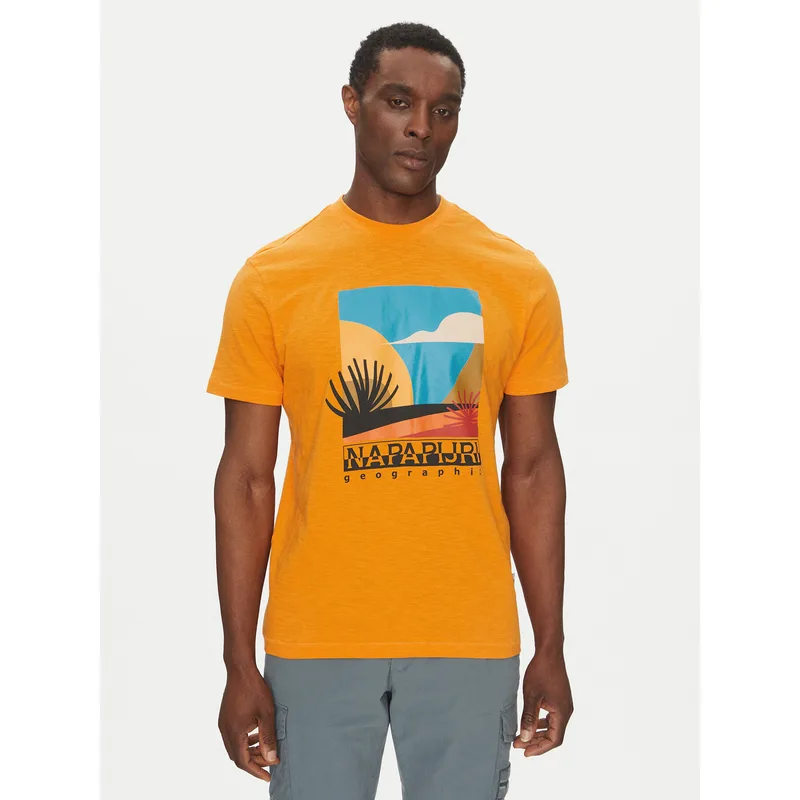 Napapijri T-Shirt S-Arbia NP0A4IE3 Πορτοκαλί Regular Fit