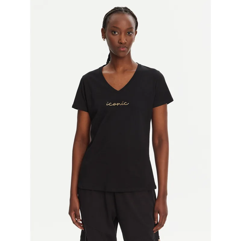 Liu Jo Sport T-Shirt TA5179 J6040 Μαύρο Regular Fit