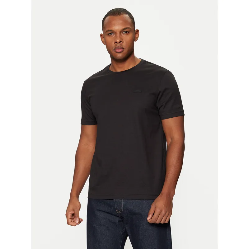 Calvin Klein T-Shirt Smooth Cotton T-Shirt K10K112229 Μαύρο Regular Fit