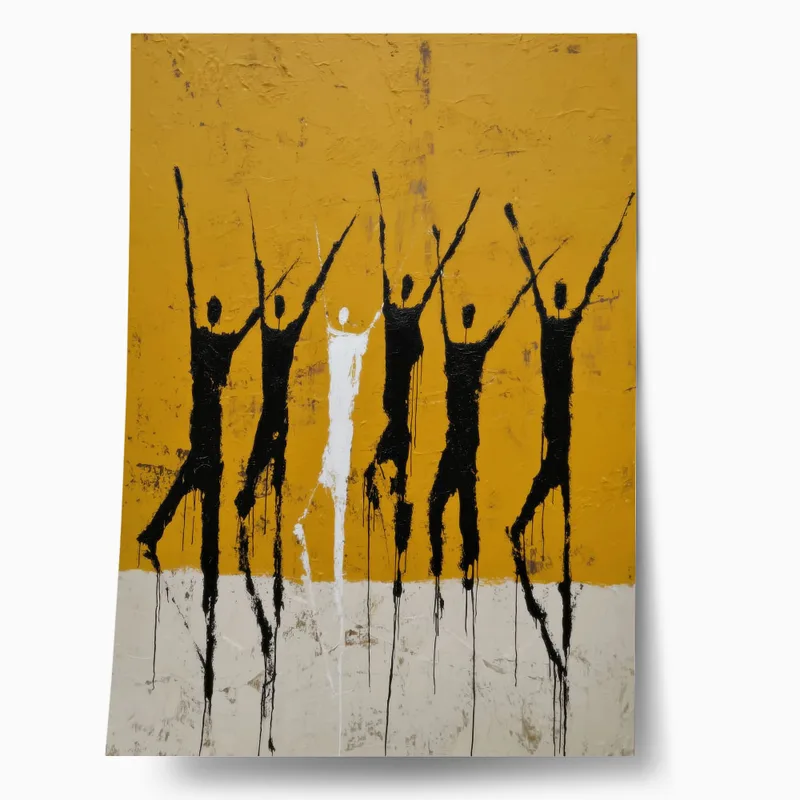 Poster AFROCENTRIC PEOPLE DANCING