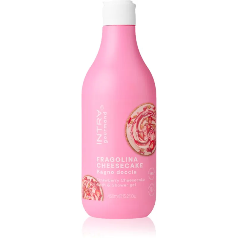 Phytorelax Laboratories Intra Gourmand Strawberry Cheesecake τζελ για ντους και μπάνιο 450 ml