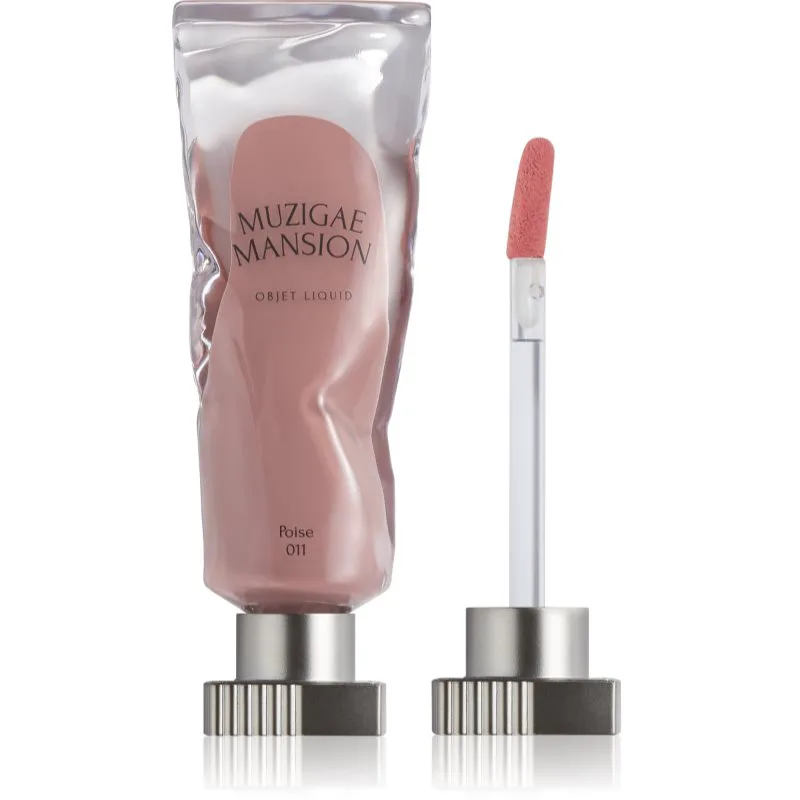 MUZIGAE MANSION Objet Liquid μακράς διαρκείας ρευστό κραγιόν με ματ αποτελέσματα απόχρωση 011 Poise 6 ml