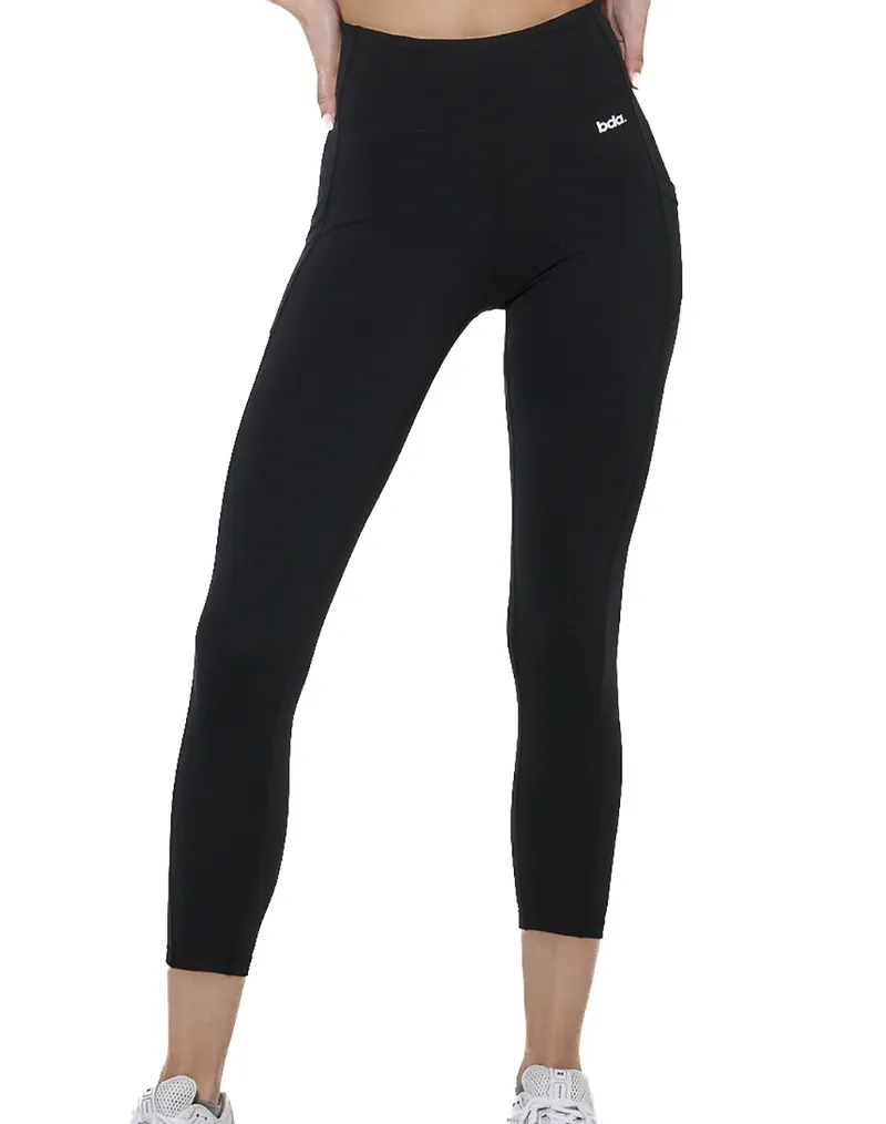 BODY ACTION WOMEN''S 7/8 LENGTH TIGHTS 011621-01-BLACK Black