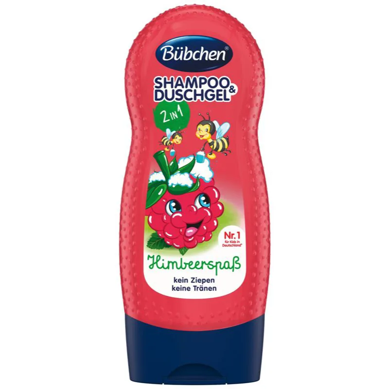 Bübchen Kids Himbeere σαμπουάν και αφρόλουτρο 2 σε 1 230 ml