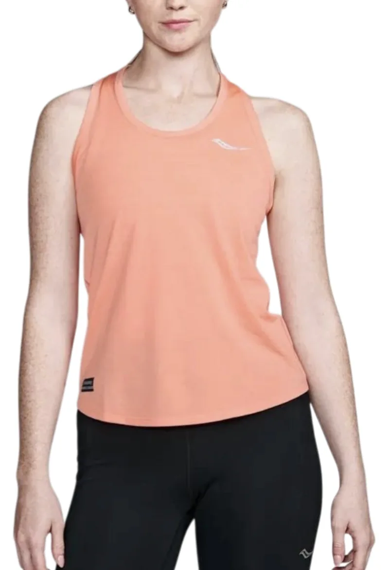 Μπλούζα Αμάνικη Saucony Stopwatch Singlet SAW800482-CMH Γυναικείο