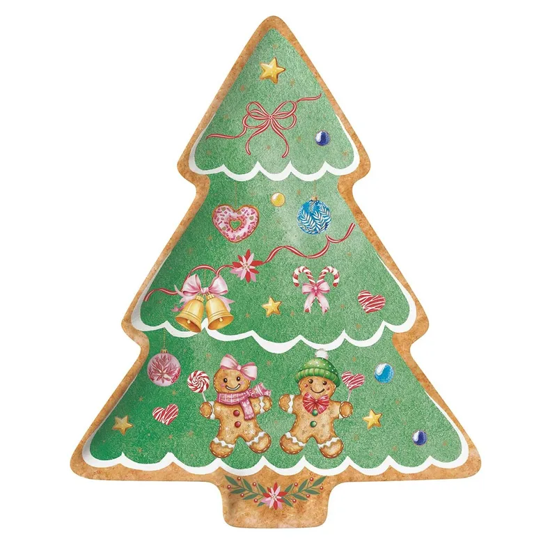 R2S Χριστουγεννιάτικη Πιατέλα Sweet Christmas Xas Tree 25cm