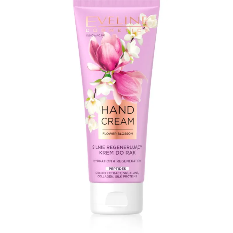 Eveline Cosmetics Flower Blossom εντατικά αναγεννητική κρέμα για τα χέρια 75 ml