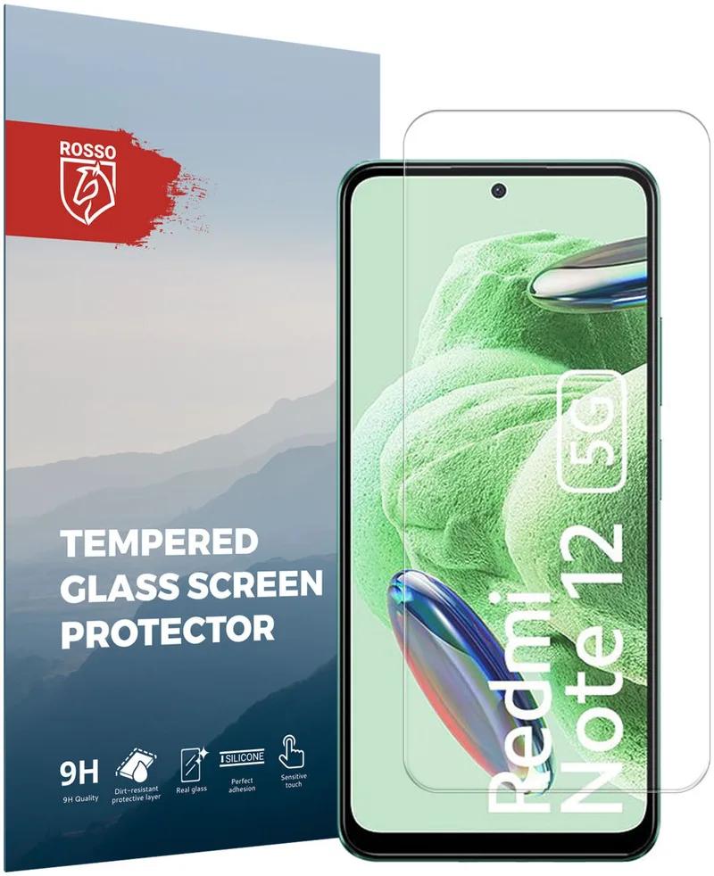 Κόκκινο Tempered Glass - Αντιχαρακτικό Προστατευτικό Γυαλί Οθόνης Xiaomi Redmi Note 12 5G / Poco X5 - Clear (8719246381515)