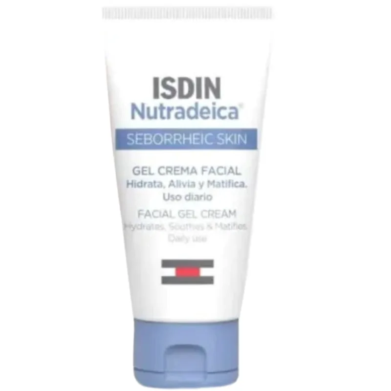 Isdin Seborrheic Skin Hydrates, Soothes & Mattifes Facial Gel Cream Ενυδατική Κρέμα Προσώπου για την Σμηγματορροϊκή Δερματίτιδα που Βοηθά στην Καταπράυνση της Επιδερμίδας 50ml