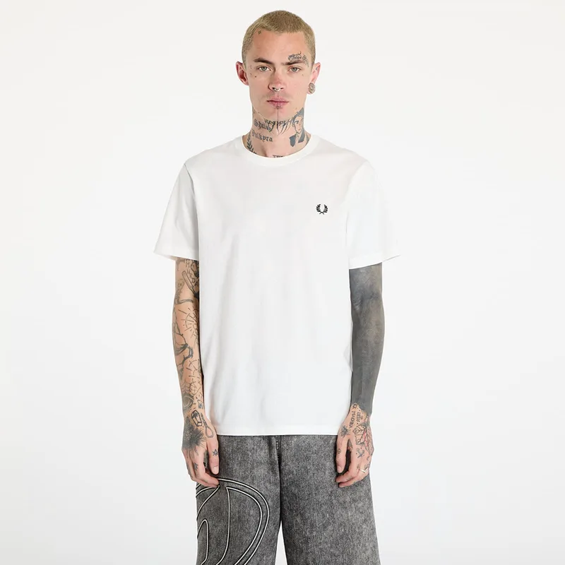 T-shirt FRED PERRY Crew Neck Tee Snow White XL