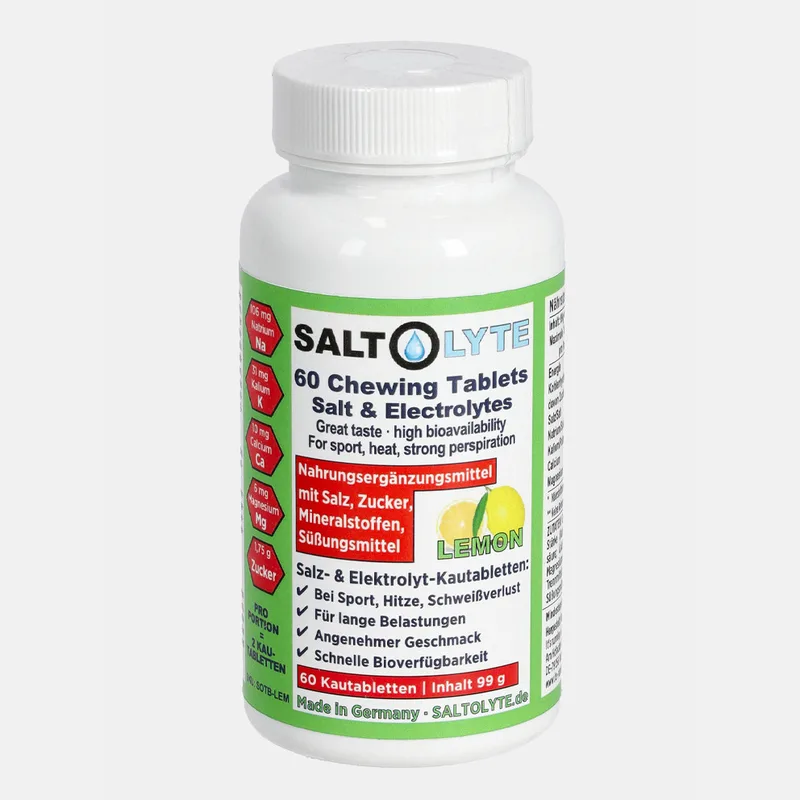 Saltolyte 60 Salt & Electrolytes Μασώμενες Ταμπλέτες Λεμόνι (9000192964_3083)