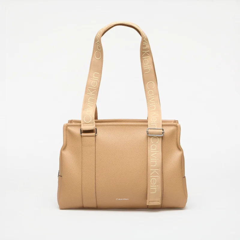 Calvin Klein Webbing Adj Strap Tote Tannin Universal