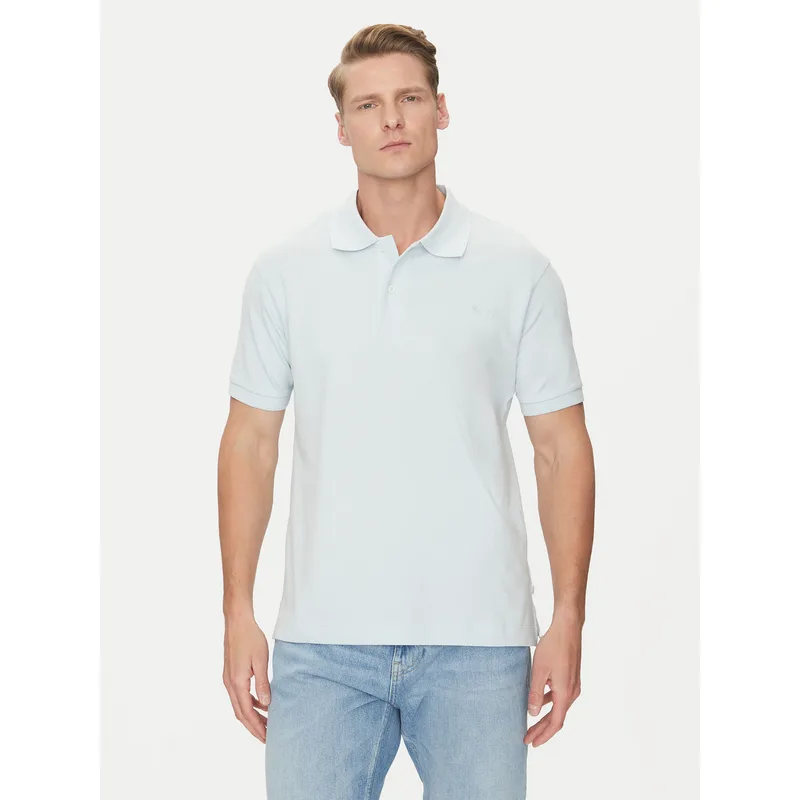Guess Jeans Polo M4BP29 KCJV1 Γαλάζιο Regular Fit