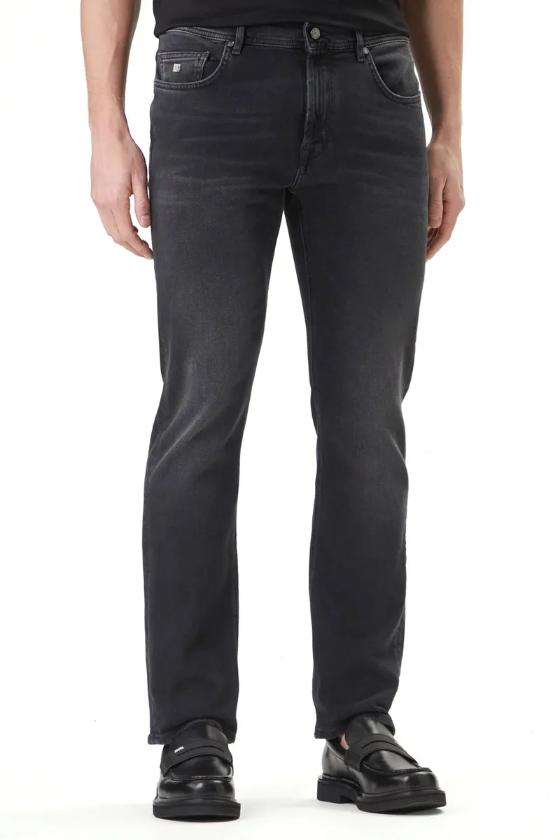KARL LAGERFELD ΠΑΝΤΕΛΟΝΙ JEANS REGULAR FIT LUXE AUTHENTIC DENIM ΜΑΥΡΟ