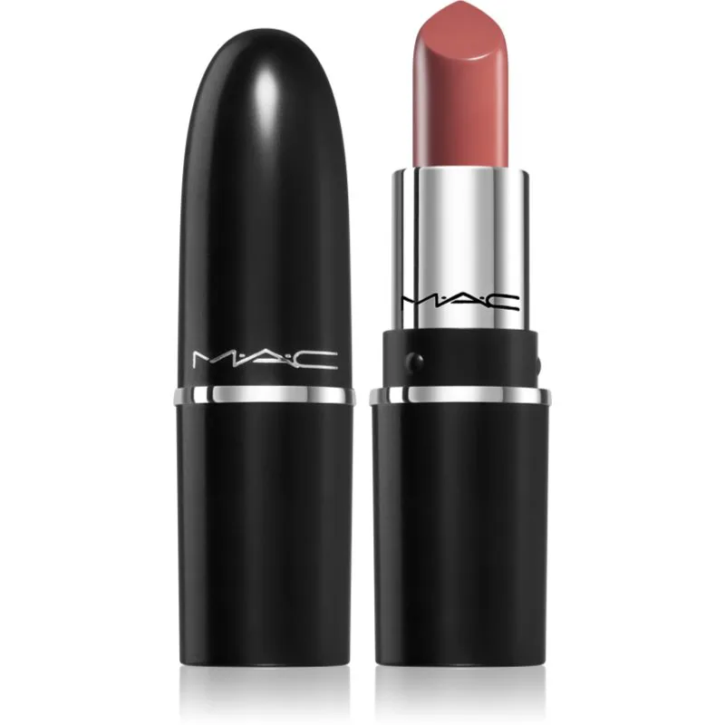 MAC Cosmetics MACximal Mini Silky Matte Lipstick ματ κραγιόν απόχρωση Velvet Teddy 1.7 γρ